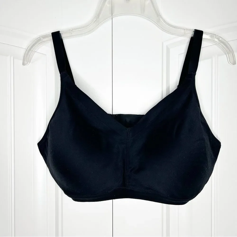 True & Co. Lifting Seamless Wirefree Triangle Bras Nude Black 2XL Bundle
